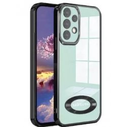 Samsung Galaxy A14 5G A146 Plate Case Transperant Black
