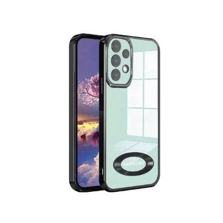 Samsung Galaxy A14 5G A146 Plate Case Transperant Black