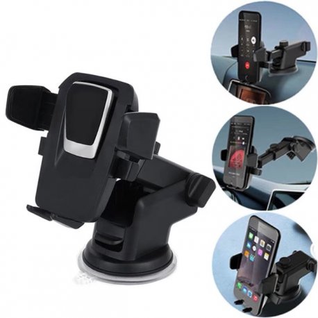 MBaccess Car Holder Mobile Silicone Sucker Black
