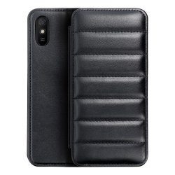 Xiaomi Redmi 9A/9AT Puffer Magnet Book Case Black