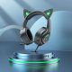 HOCO W107 Gaming Cute Cat Headphones Colorful Led