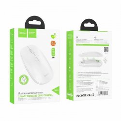 Hoco GM15 Art Wireless Mouse 2.4G / BT White