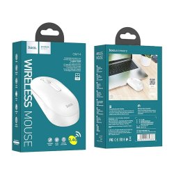 Hoco GM14 Platinum Wireless Mouse 2.4G White