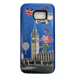 Samsung Galaxy S7 Edge G935 Electroplated Case London Blue