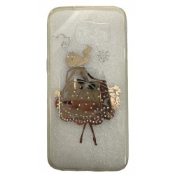 Samsung Galaxy S7 Edge G935 Silicone Case Transperant Ballerina