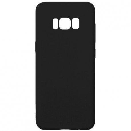 Samsung Galaxy S8 G950 Silky And Soft Touch Silicone Cover LO Black