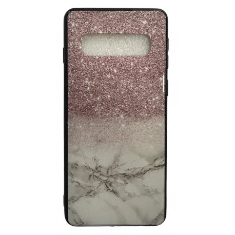 Samsung Galaxy S10 G973 Electroplated Case Marble Pink Grey