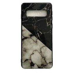 Samsung Galaxy S10 G973 Electroplated Case Marble Black Grey