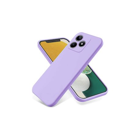 Realme C53 Silicone Case Full Camera Protection Lila