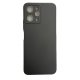 Xiaomi Redmi 12 Metal Satin Effect Soft Case Full Camera Protection Black