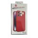 Xiaomi Redmi 12 Metal Satin Effect Soft Case Full Camera Protection Red
