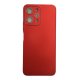Xiaomi Redmi 12 Metal Satin Effect Soft Case Full Camera Protection Red