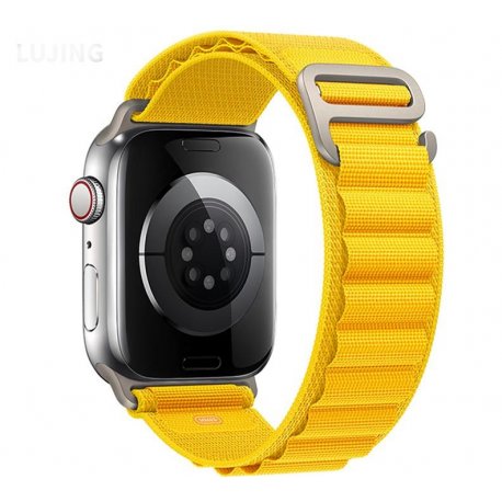Apple Watch 42/44/45/49mm Alpine Loop Band Yellow