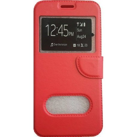 Samsung Galaxy S5 G900 Book Case S-View Red