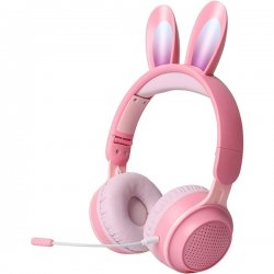 MBaccess KE-01 Wireless Headphones Bunny Ears Pink