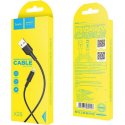 Hoco X25 Soarer Cable USB To Lightning Charging Data Sync Black