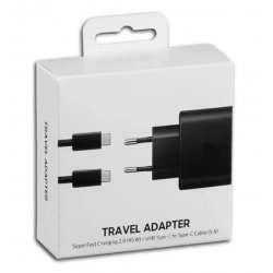 MBaccess 45W USB Type-C Cable & USB Type-C Wall Adapter Black