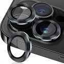 IPhone 15 Pro/15 Pro Max Ring Camera Protective Tempered Glass Black