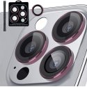 IPhone 15 Pro/15 Pro Max Ring Camera Protective Tempered Glass Dark Red