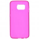 Samsung Galaxy A7 A700 2015 Silicone Case Transperant Hot Pink