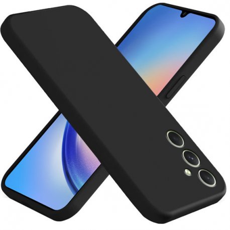 Samsung Galaxy A15 5G Silky And Soft Touch Silicone Cover Black