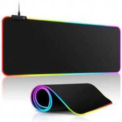 MBaccess Glowing Cool Professional Emitting Mouse Pad Black
