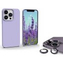 IPhone 13 Pro Max Silky And Soft Touch Finish Silicone Case Lila with Camera Protectors