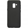 Samsung Galaxy A8 Plus A730 Silky And Soft Touch Silicone Cover Black