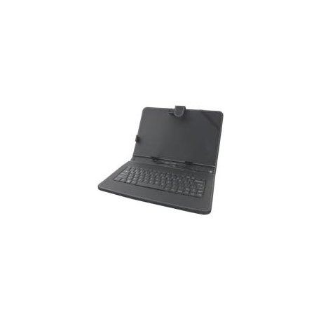 Universal Tablet Book Case 7'' with Keyboard Black