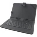 Universal Tablet Book Case 7'' with Keyboard Black