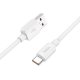 Hoco X96 Cable USB To Type C Hyper Power Delivery 100W 1m White