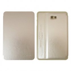 Samsung Galaxy Tab A 10.1 T580 T585 Leather Book Cover Gold Kaku