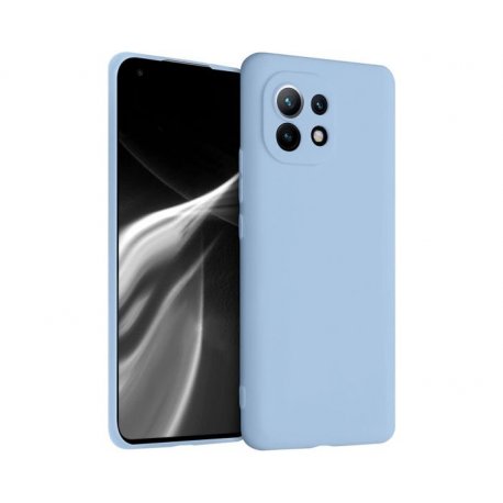 Xiaomi Mi 11 Lite Silicone Case Full Camera Protection Baby Blue
