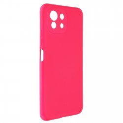 Xiaomi Mi 11 Lite Silicone Case Full Camera Protection Hot Pink