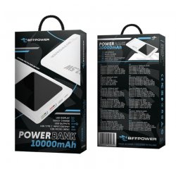 BeePower BP-10PD Power Bank 10000mAh 22.5W PD USB-C + 2 x USB3.0 White