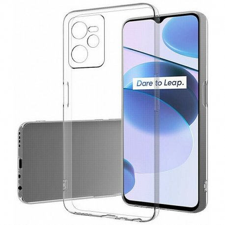 Realme C35 Silicone Case Full Camera Protection Transperant