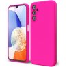 Samsung Galaxy A25 A256 5G Silicone Case Full Camera Protection Hot Pink