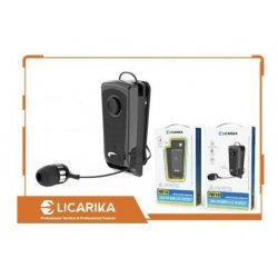 Licarika FBT10 Clip On Wireless Headset Black