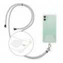Borofone Universal Cell Phone Lanyard with Adjustable Nylon Neck Strap Grey
