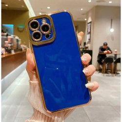 IPhone 13 Pro Max Lux Electroplated Case Blue