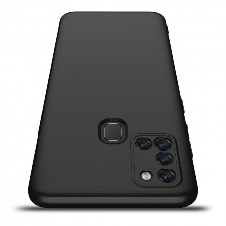 Samsung Galaxy A21S A217 Silicone Case Full Camera Protection Black