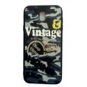 Samsung Galaxy J7 2017 J730 Electroplated Case Military Vintage