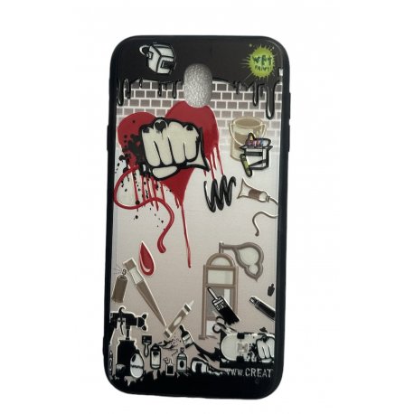 Samsung Galaxy J7 2017 J730 Electroplated Case Painted