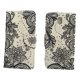 Samsung Galaxy J7 2017 J730 Book Case Flowers White