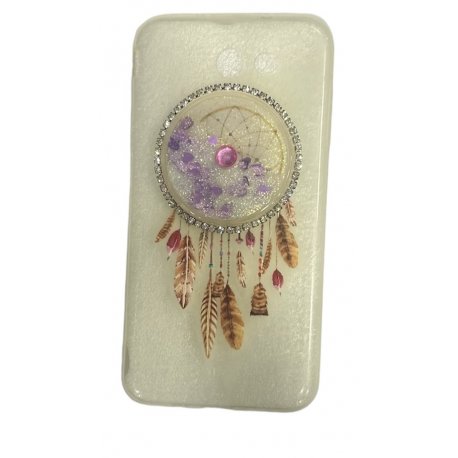Samsung Galaxy J7 2017 J730 Liquid Glitter Case Dreamcatcher Purple
