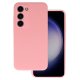 Samsung Galaxy S24 S921 Silicone Case Full Camera Protection Pink