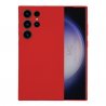 Samsung Galaxy S24 Ultra S928 Silicone Case Full Camera Protection Red