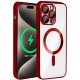 IPhone 15 Pro Max Luxury MagSafe Case Red