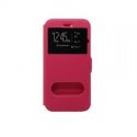 Samsung Galaxy J4 2018 Book SView Case Hot Pink