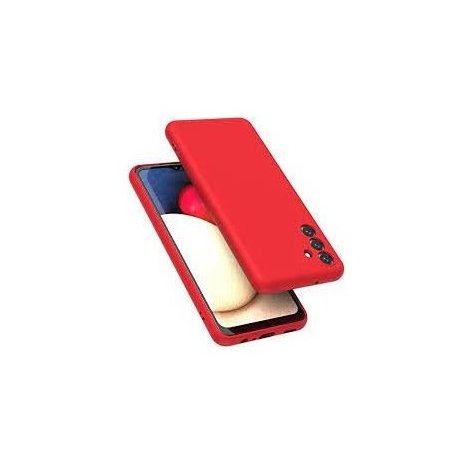 Samsung Galaxy A05S Silky And Soft Touch Silicone Cover Red